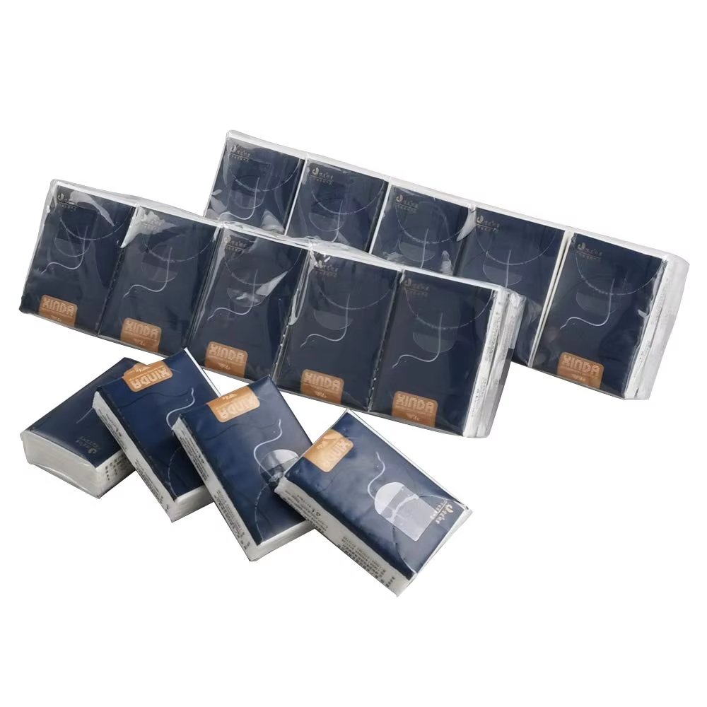 Virgin Wood Pulp Mini Portable Ultra Soft Handkerchief Disposable Travel Pocket Facial Tissue