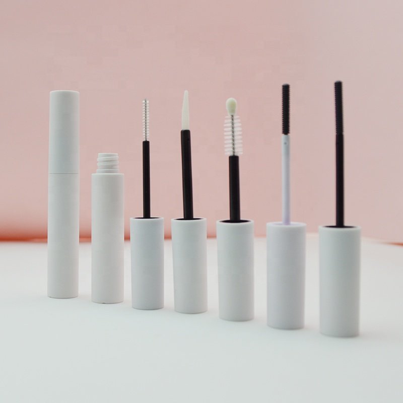 Wholesale 3ML10ML Cosmetic Matte Pink Empty Plastic Mascara Bottle Wholesale Cosmetic Eyelash Essence Tube Container with Brush