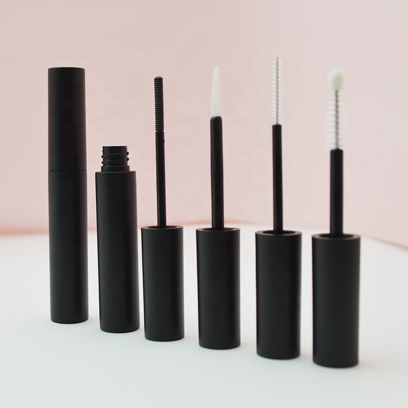 Wholesale 3ML10ML Cosmetic Matte Pink Empty Plastic Mascara Bottle Wholesale Cosmetic Eyelash Essence Tube Container with Brush