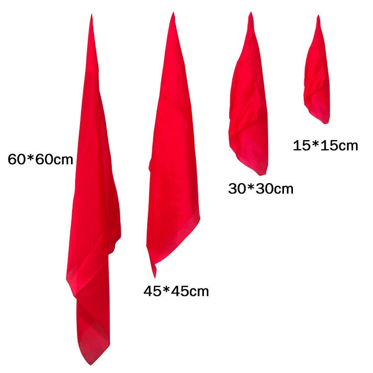High Quality 60 x 60 cm Magic Real silk Magic Scarf Magic Handkerchief Juggling Silk Dance Scarves