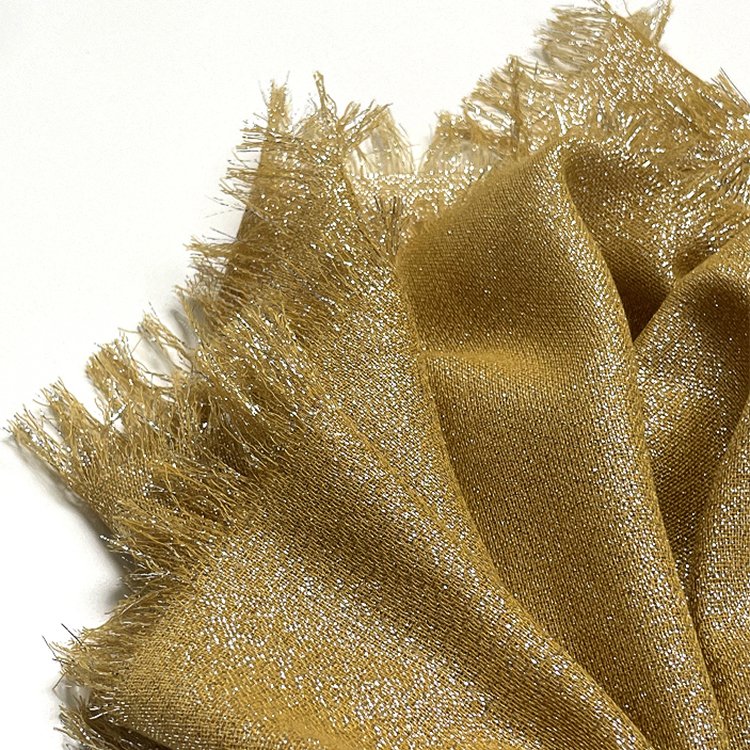 wholesale ethnic Luxury muslim lady shimmer polyester shawls glitter golden silk head scarf foulard khimar hijab for women dubai