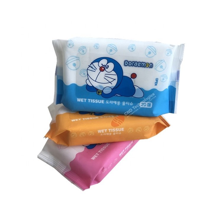 Full automatic 3 phase baby wet tissue production line non-woven wet wipes making machine