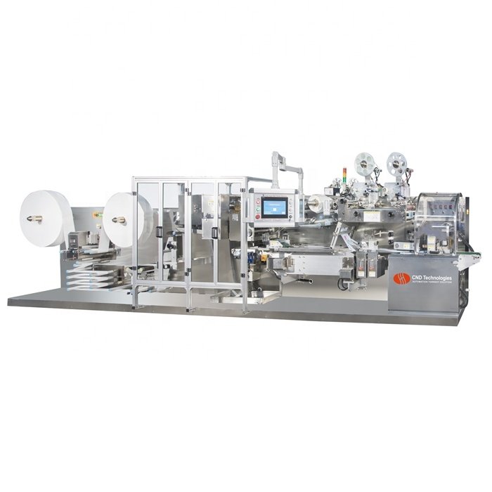 Full automatic 3 phase baby wet tissue production line non-woven wet wipes making machine