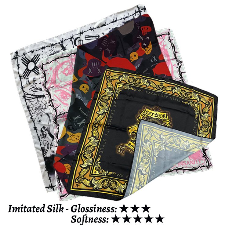 Promotional Gifts Standard Size 22inch Organic Bandana For Events