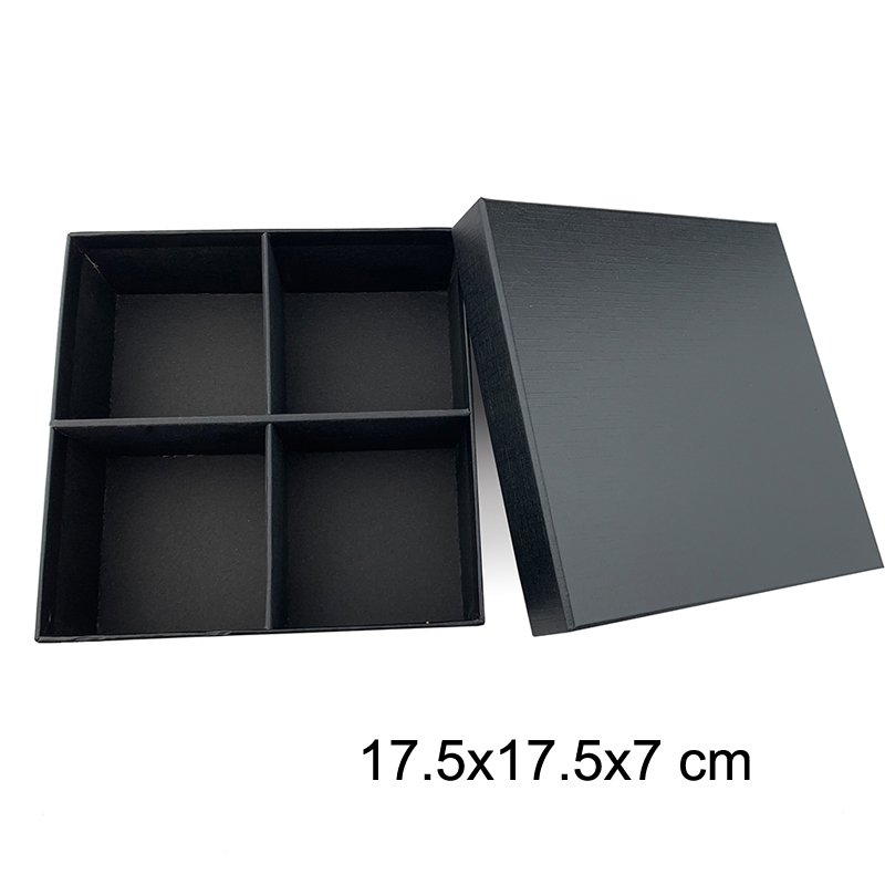 Custom Designs Beautiful Gift Boxes Neck Ties Socks Handkerchief Cufflinks Box for Men Accessories Birthday Gift Packing Box