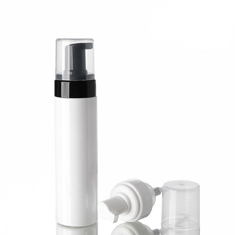 100ml 120ml 150ml 200ml amber white black Foam Pump Dispenser Bottle Packaging for Facial Cleanser