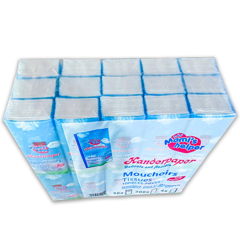 High Quality Small Pack 4 layers Virgin Wood Pulp of Thin Paper Mini Paper Handkerchief Pocket Tissue
