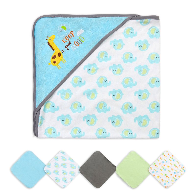 Printed gauze handkerchief cotton baby small square handkerchief baby muslin saliva towel