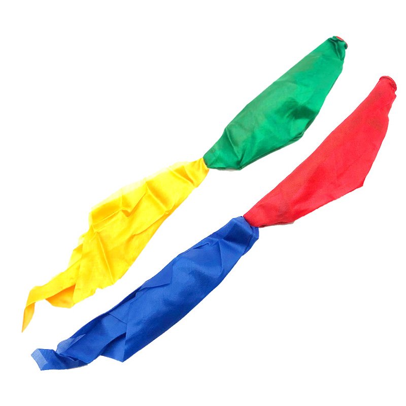 Classic Silk Double Color Changing Handkerchiefs 4 Colors Change Silk Scarf Magic Tricks Silk Change Color Magic props