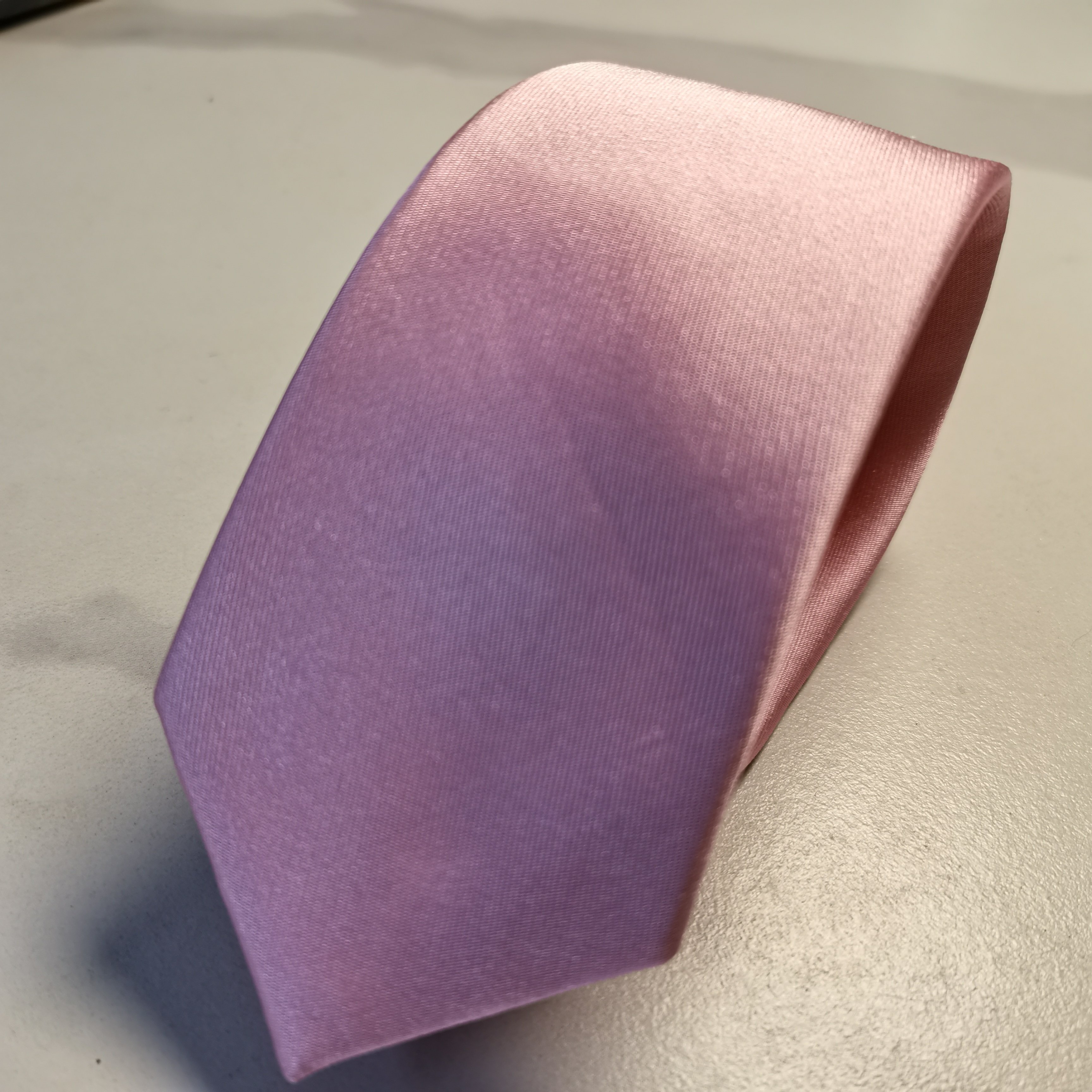 High Quality Pure Silk Jacquard Pink Solid Wedding Necktie Handkerchief Customization For Men Classic Tie Pocket Square Set