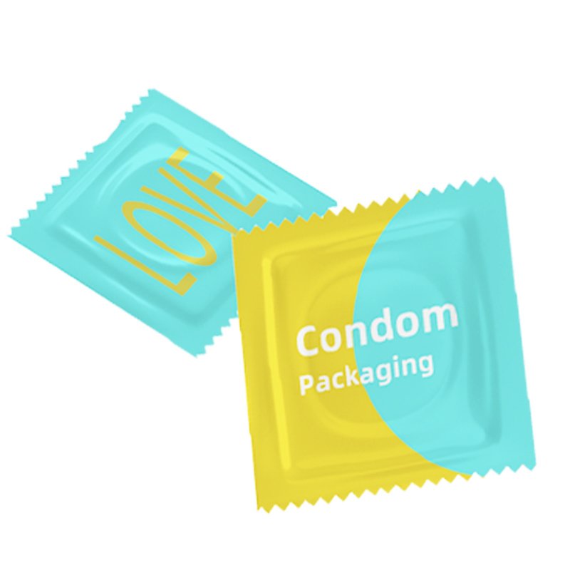 Custom Film Rolls smell proof mylar bags All Size Types Laminated Aluminum Foil Condom Packaging Bag