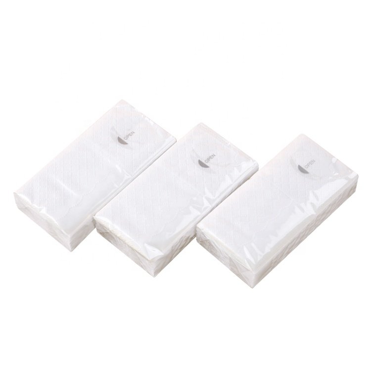 Custom Eco-friendly Travel Pocket Facial Tissue Paper Natural No Fragrance Handkerchief