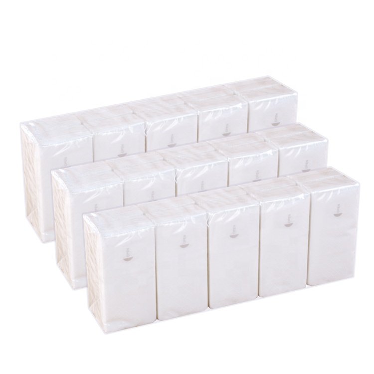 Custom Eco-friendly Travel Pocket Facial Tissue Paper Natural No Fragrance Handkerchief