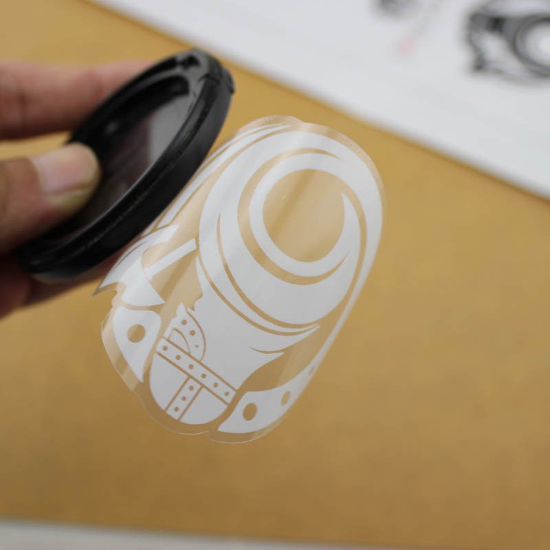 Transparent Lens Anti Static Removable Sticker, glasses label Printing Logo Nail Polish Bottle transparent Stickers Labels