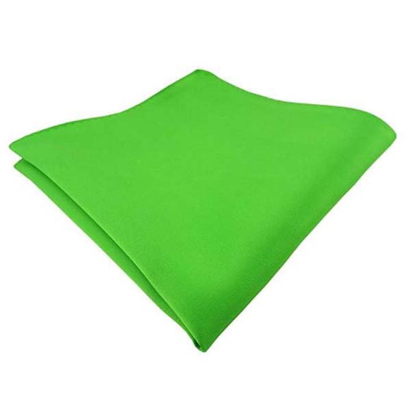 Custom 100% Silk Satin Pocket Square Handkerchief Cheap Mens Solid Colors-White Red Black Fashionable Print Adults Gift