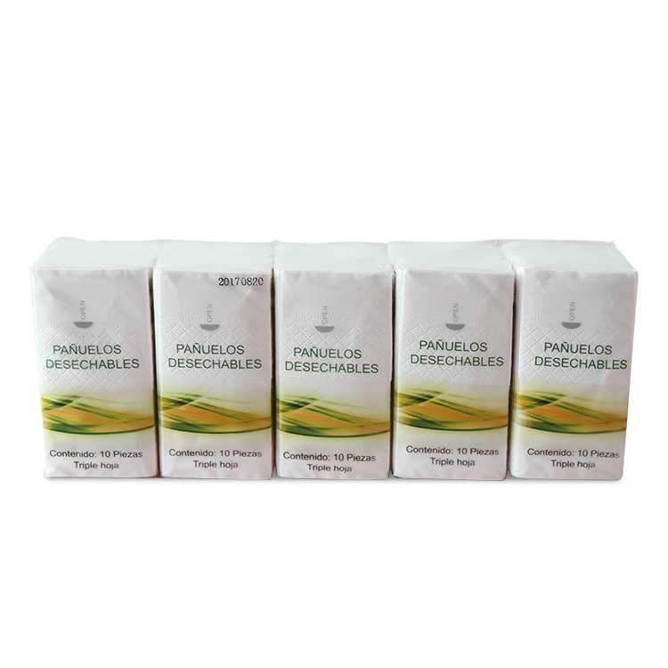 custom reasonable price travel size pocket sized facial handkerchief paper travel tissues 3 ply box pack pocket tissue