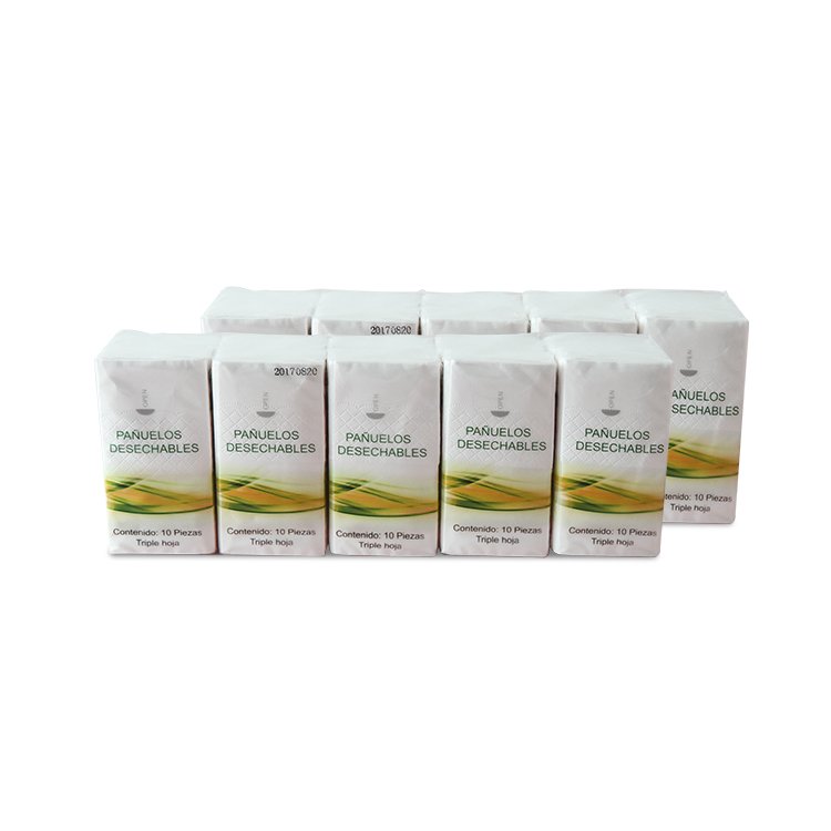 custom reasonable price travel size pocket sized facial handkerchief paper travel tissues 3 ply box pack pocket tissue