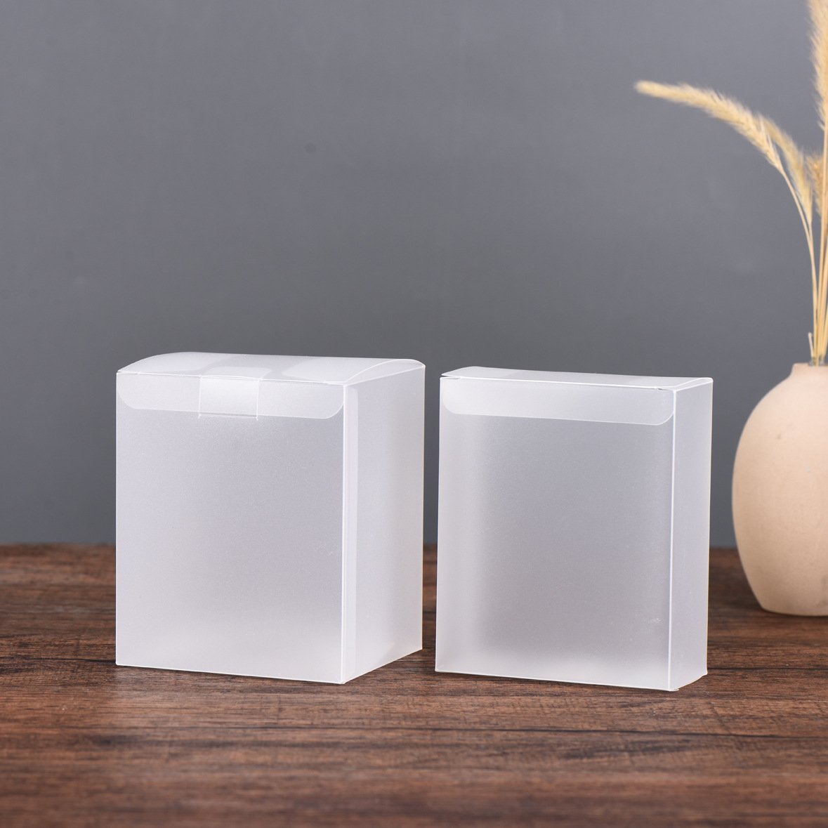 Manufacturers direct sales PP high transparent box rectangular square clamshell packaging storage box