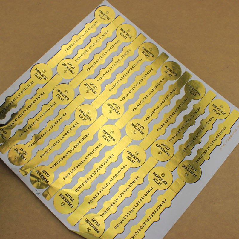 Manufacturer of custom High Quality Hot Gold Foil Embossment Texture Paper Wine Bottle Label Stickers