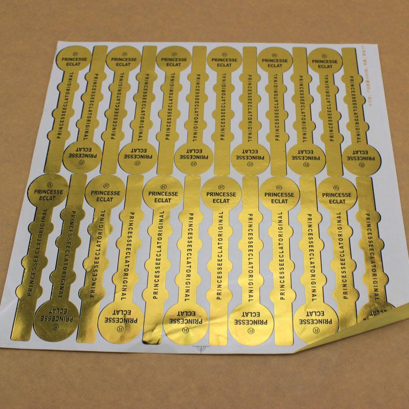 Manufacturer of custom High Quality Hot Gold Foil Embossment Texture Paper Wine Bottle Label Stickers