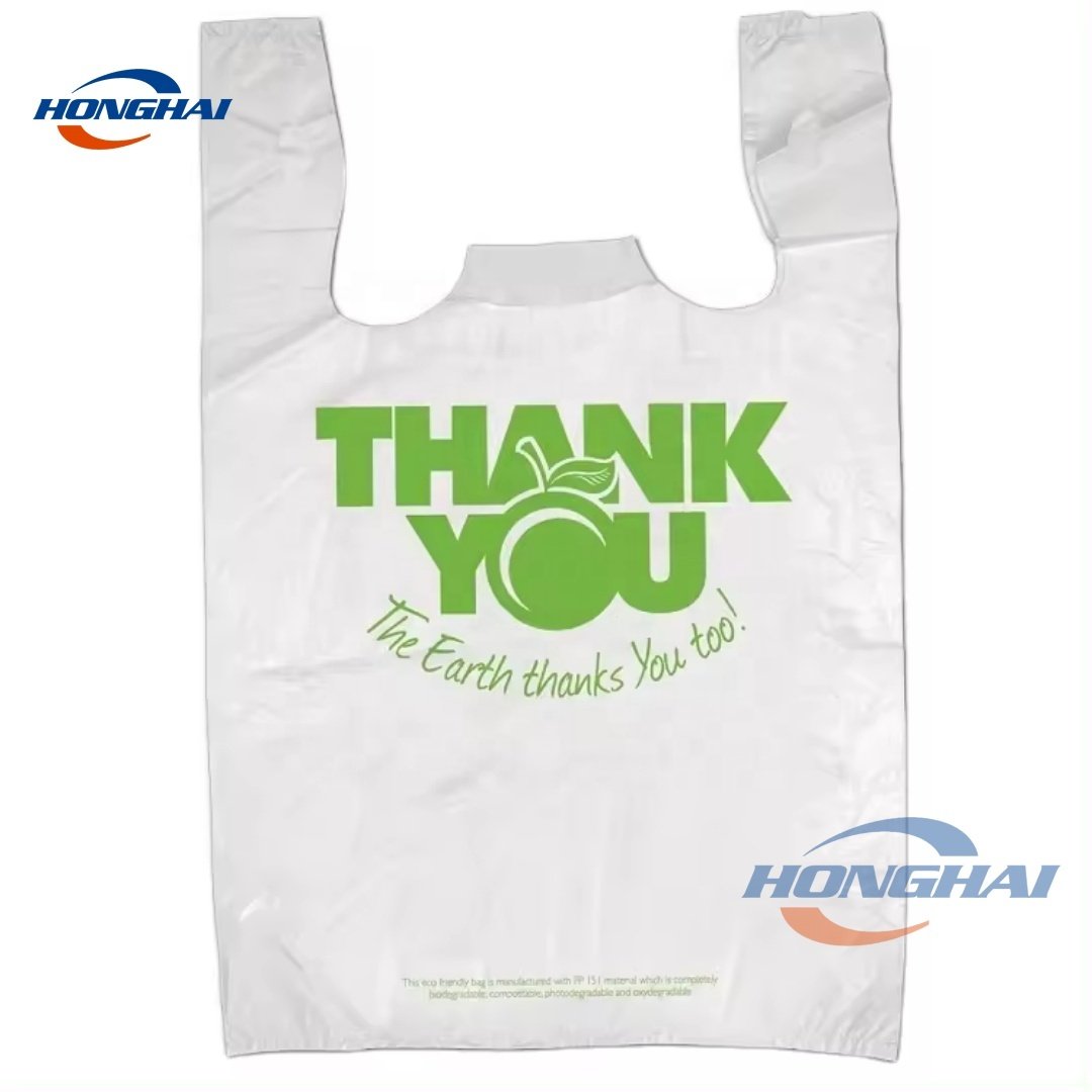 t shirt plastic bag ,Custom Printed Plastic Grocery T-Shirt Bags ,Bulk Color Printing Customization Vest Bags