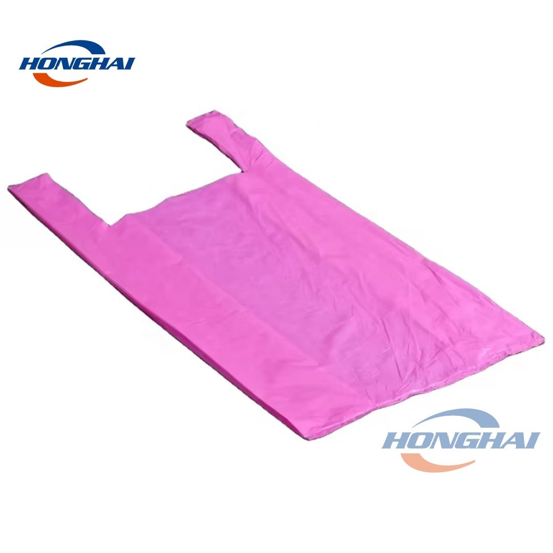 t shirt plastic bag ,Custom Printed Plastic Grocery T-Shirt Bags ,Bulk Color Printing Customization Vest Bags