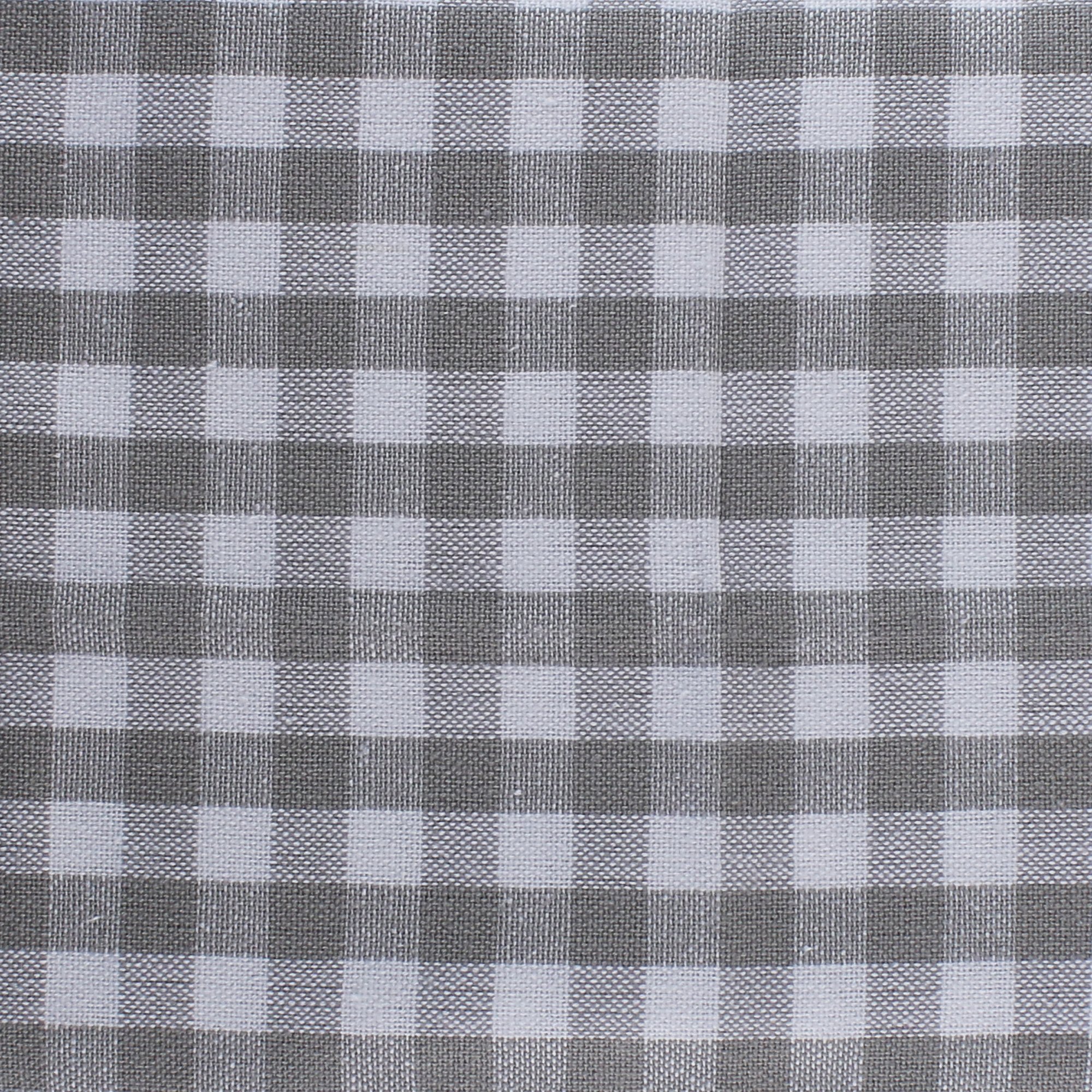 100% Cotton Plain Grey Check Napkins Soft Woven Fabric for Dining Kitchen or Airplane Use for Restaurants Weddings
