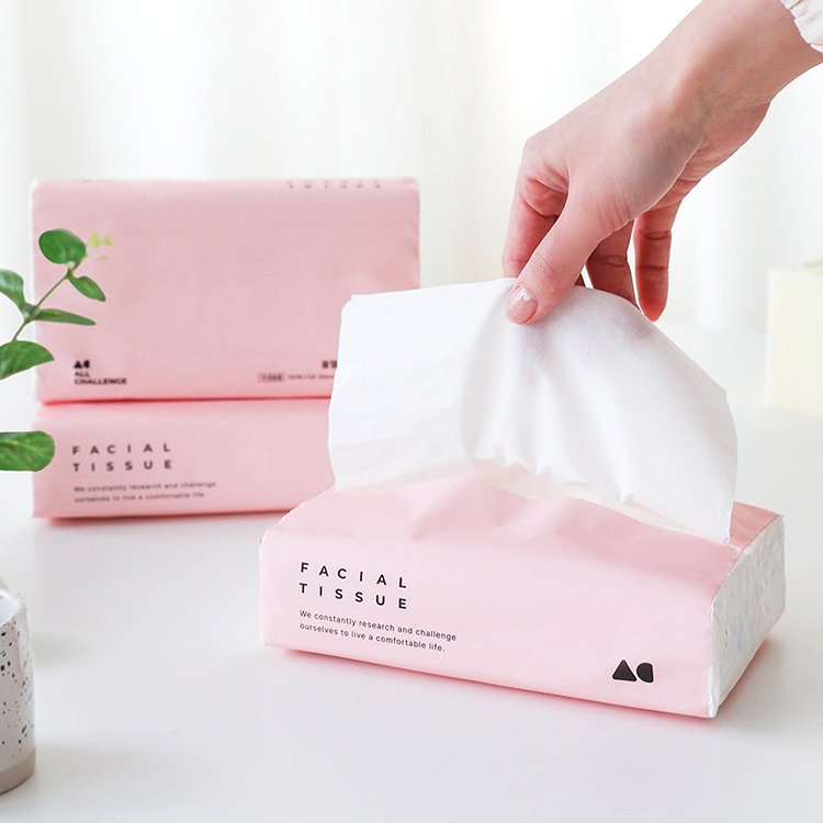 Factory Wholesale Paper Face Facial Paper Tissue/Ready Stock Soft Comfortable Facial Tissue