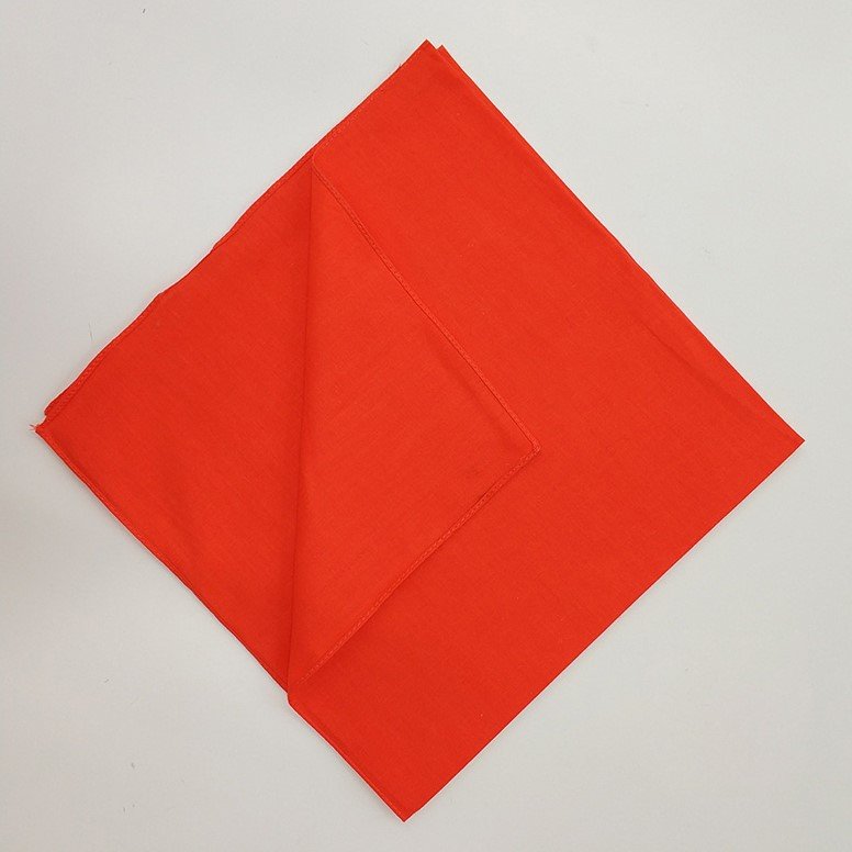 Factory Cheap Solid Colors Cotton Bandana Plain Bandana Handkerchiefs Multifunction Headbands