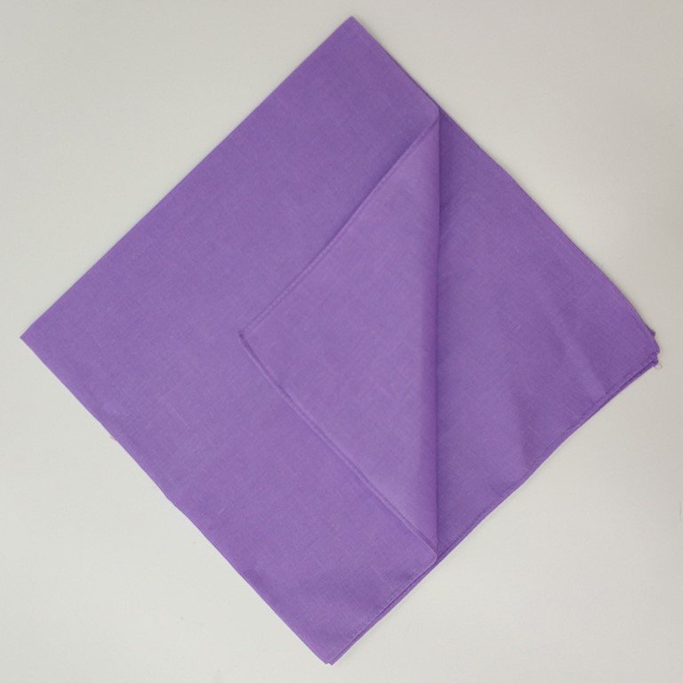 Factory Cheap Solid Colors Cotton Bandana Plain Bandana Handkerchiefs Multifunction Headbands