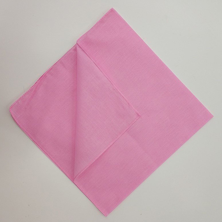Factory Cheap Solid Colors Cotton Bandana Plain Bandana Handkerchiefs Multifunction Headbands