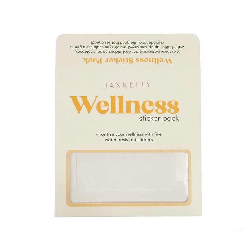 Custom brand envelope design sticker pack with window for packaging envelope packaging box