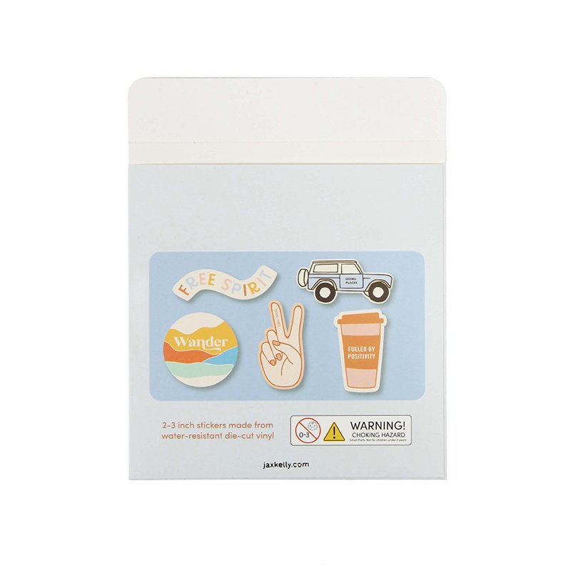 Custom brand envelope design sticker pack with window for packaging envelope packaging box