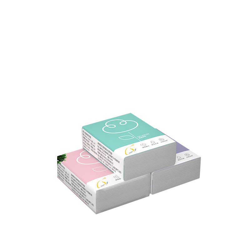 Factory sales Printed Logo Biodegradable Disposable Ultra Soft customize facial tissue paper
