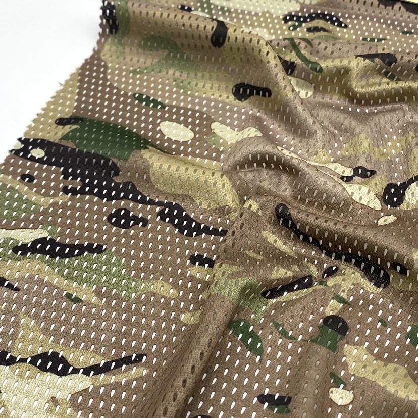 Breathable Fast Drying polyester Fabric Mesh Fabric printed Camouflage Bandanas Tactical Headwrap