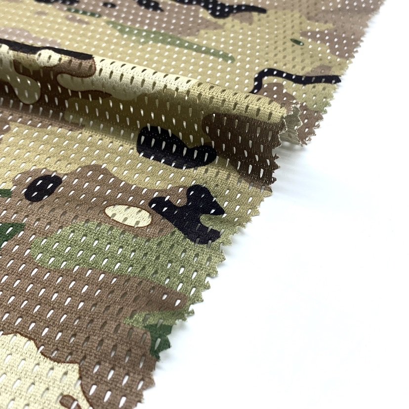 Breathable Fast Drying polyester Fabric Mesh Fabric printed Camouflage Bandanas Tactical Headwrap