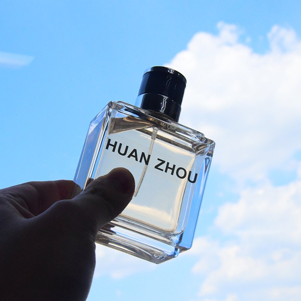 Perfume Bottle New design 100ml Fashion Luxury Empty Crimp Fragrance Glass Spray Perfume Bottle with Cap