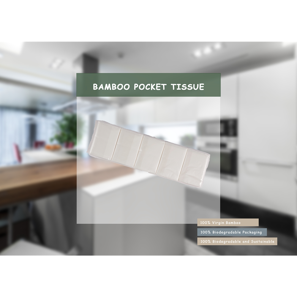 Custom Pocket Tissues Bamboo Tissue Handkerchief Tissue