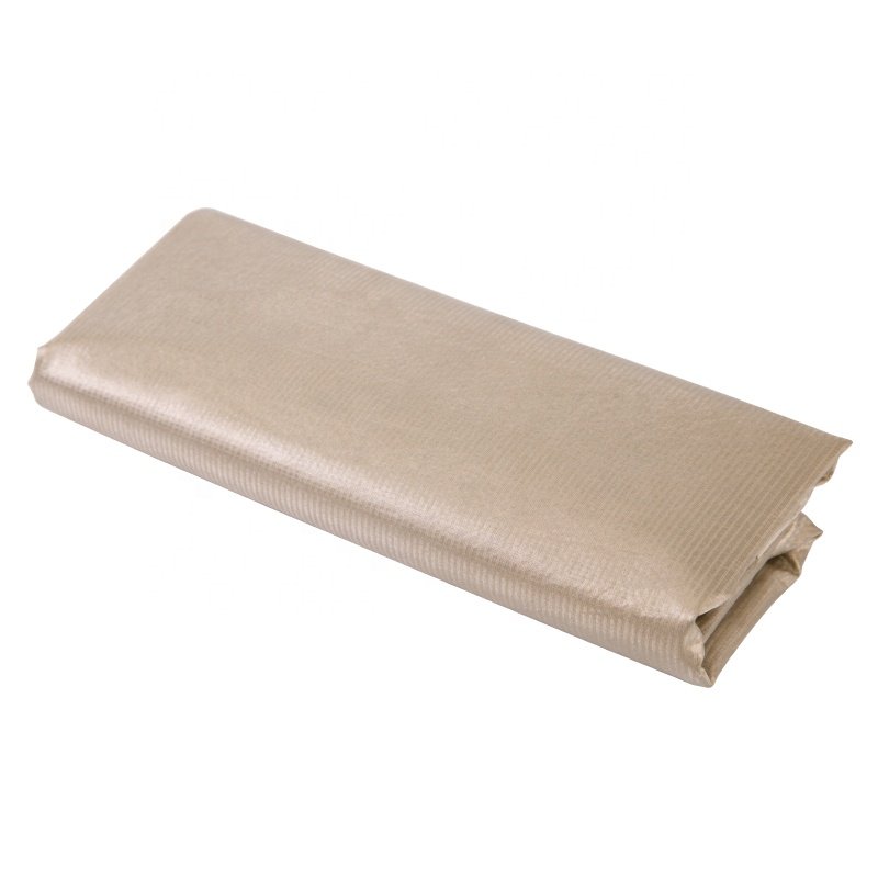 double plaid pure silver plated nylon 5G blocking fabric