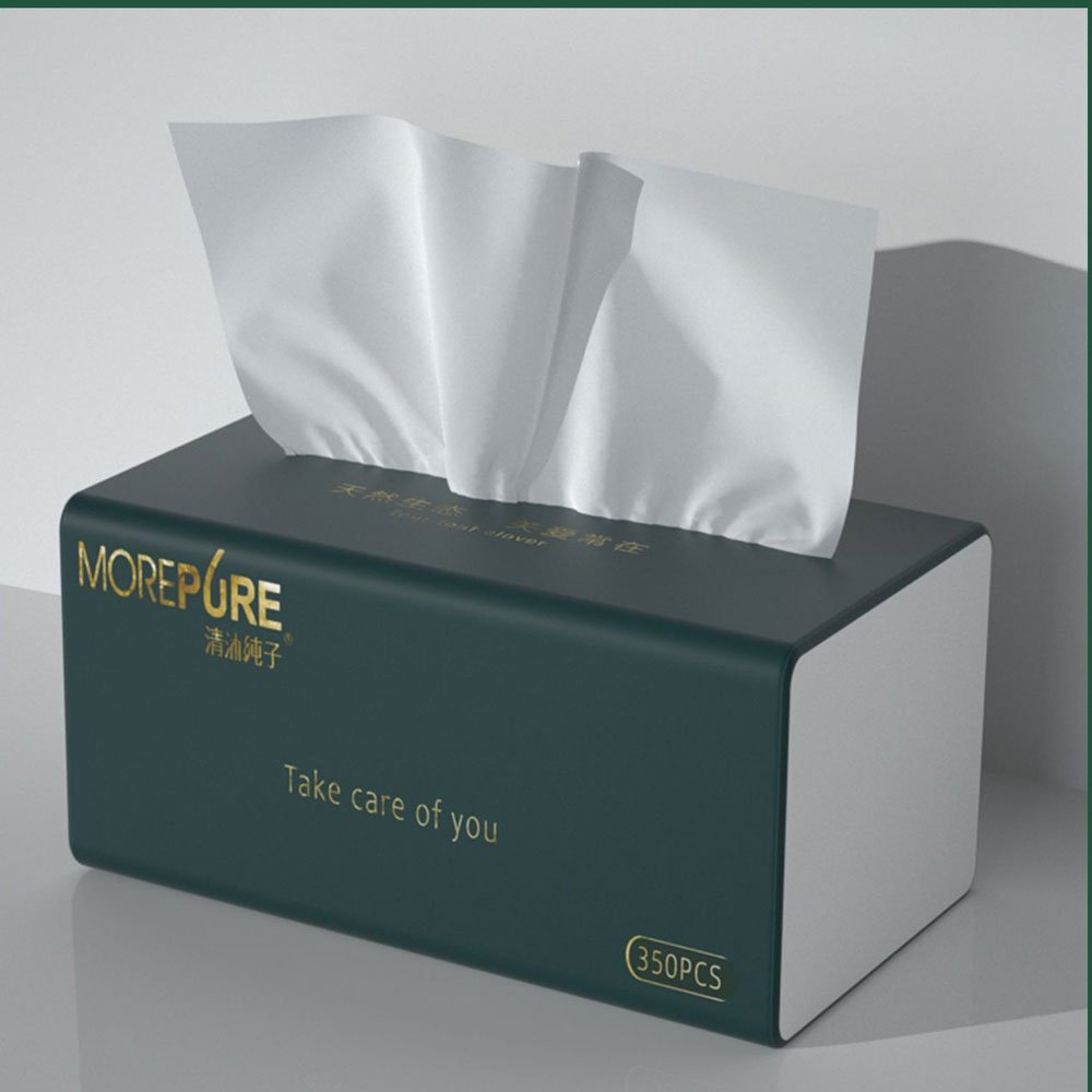 Premium 4-Ply Microfiber Shaving Handkerchief for Home Use Single-Use Bathroom Portable Paper Tissue Pocket Virgin Wood Pulp