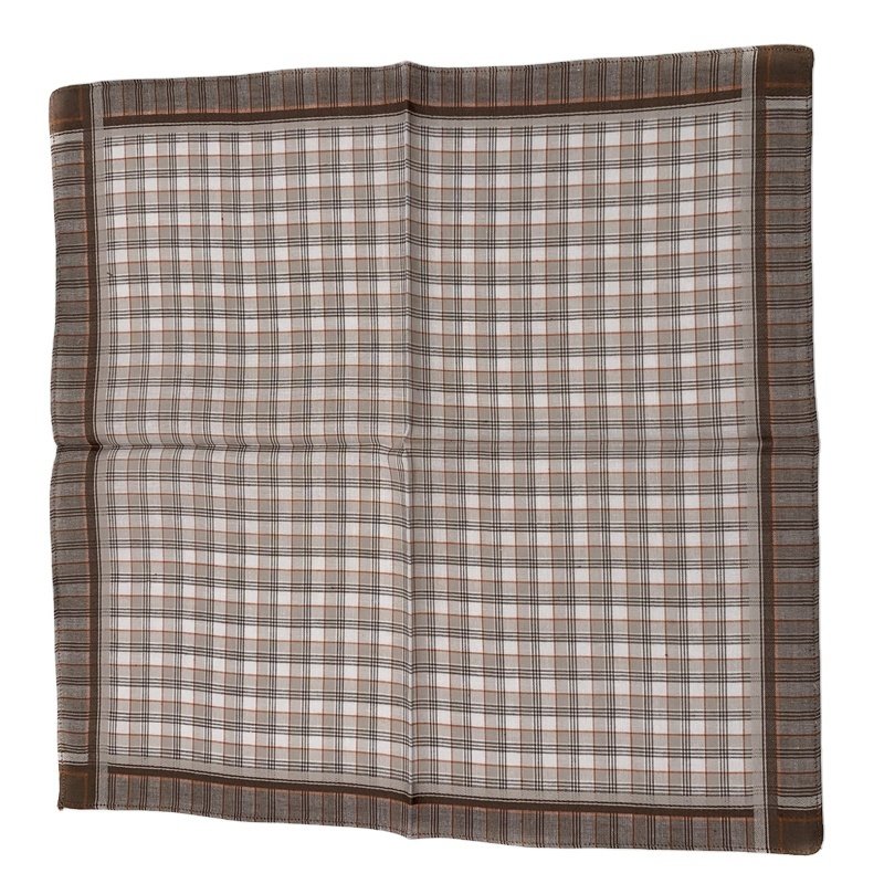 soft 40S carded Stripe Business Environmental protection Adult Multi Functionalcotton handkerchief