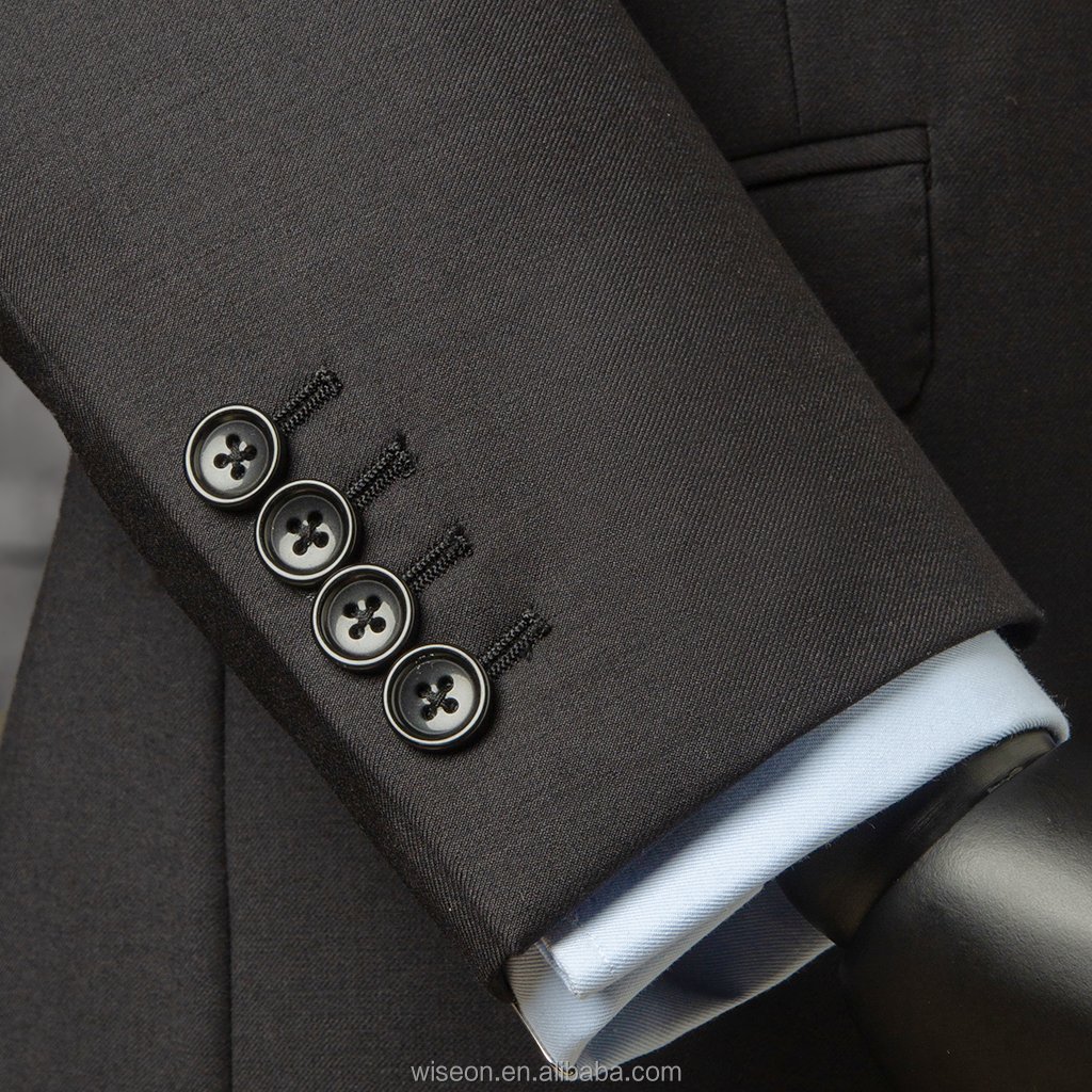 Elegant Single-Button Men's Suit with Rounded Hem and Wide Flat Lapel, Exuding Sophistication
