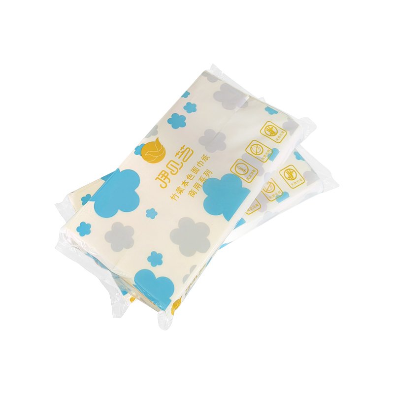 Custom Logo Unbleached Eco Friendly Tissue Paper Bamboo Pulp Soft Pack Pocket Facial Tissue 3ply For Baby