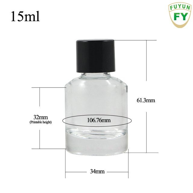 Fuyun In stock Frosted 15ml/30ml/60ml/125ml/200ml Perfume Cosmetic Packaging Glass Bottle