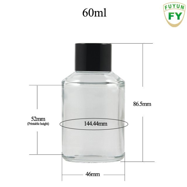 Fuyun In stock Frosted 15ml/30ml/60ml/125ml/200ml Perfume Cosmetic Packaging Glass Bottle