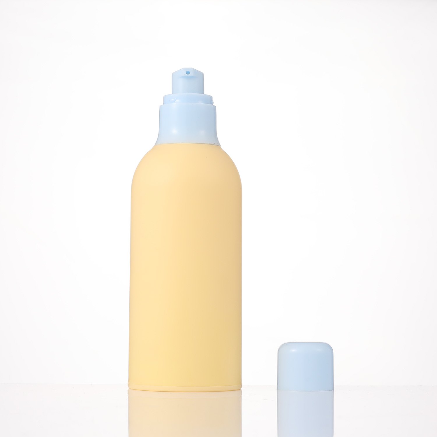 Colorful 30ml Travel Airless Vacuum Pump Bottle Customizable Logo Plastic Body For Cosmetic Skin Care