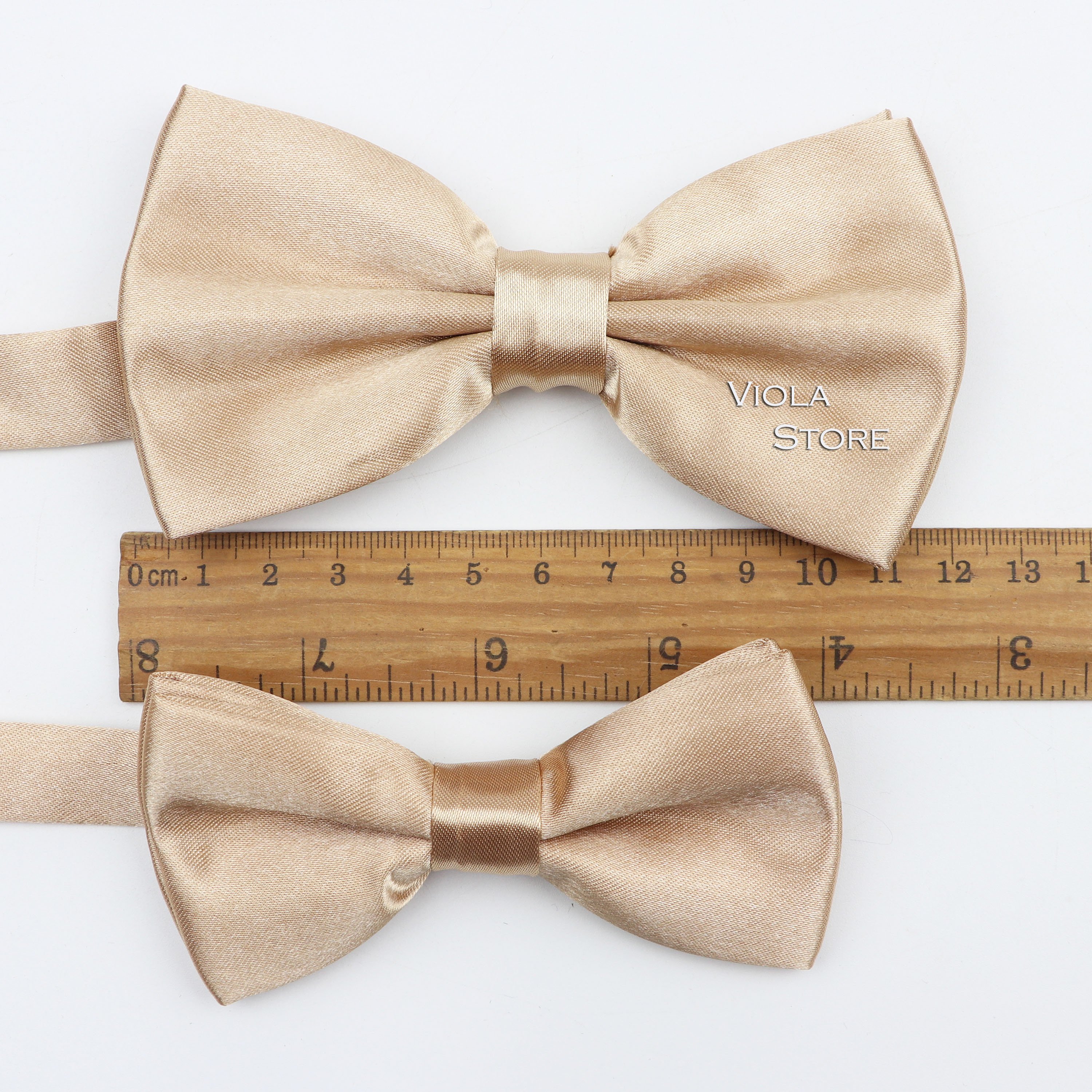 Classic Colorful Solid Parent-Child Bowtie Sets Polyester Kids Pets Family Butterfly Satin Party Dinner Wedding Cute Accessory
