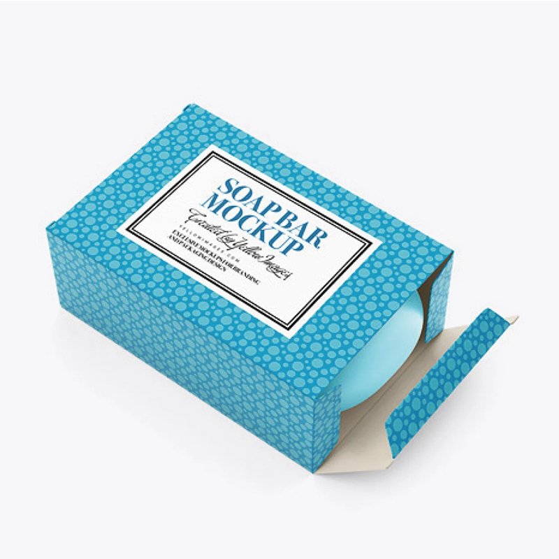 Recyclable Soap Boxes, Gift Soap Boxes with Window Shape for Wrapping Soap Crafting Party Favor