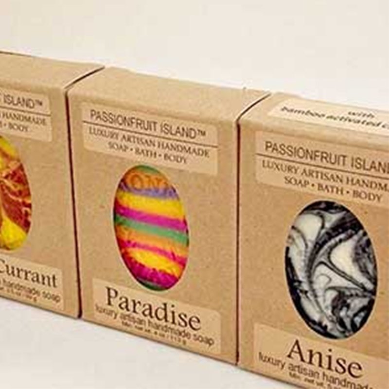 Recyclable Soap Boxes, Gift Soap Boxes with Window Shape for Wrapping Soap Crafting Party Favor