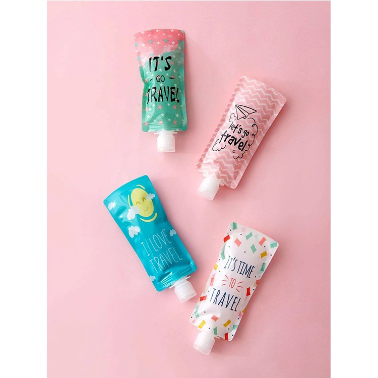 Custom printed eco small travel hand detergent foam dispenser plastic refill shampoo spout pouch soap liquid packaging bag